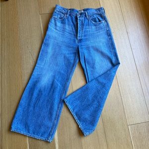 Light blue baggy jeans